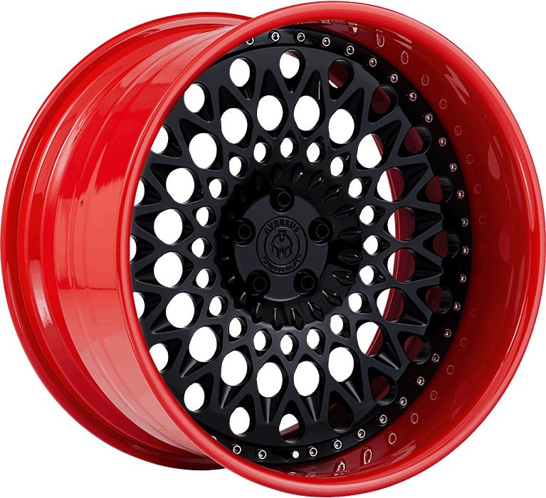 Aversus Forged Wheels A-FB X34 Black Red